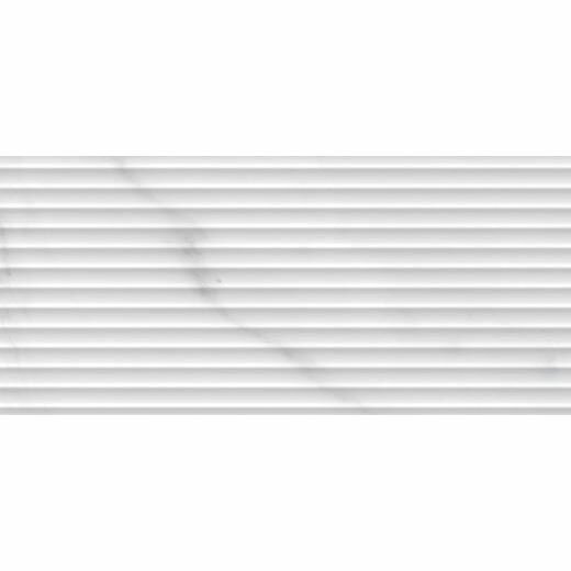 Настенная плитка Cersanit Omnia белая рельеф OMG052D 20х44 см (1.05 м2)