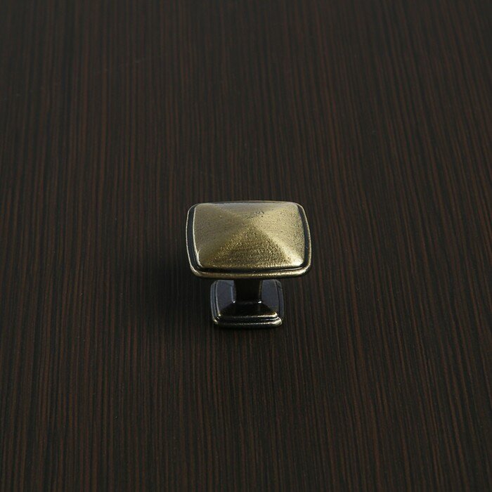 Ручка кнопка РК112AB (MK112AB), бронза - фотография № 2