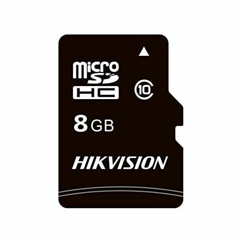 Карта памяти microSDHC UHS-I U1 Hikvision C1 8 ГБ 92 МБ/с Class 10 HS-TF-C1(STD)/8G/ZAZ01X00/OD 1 шт без адаптера