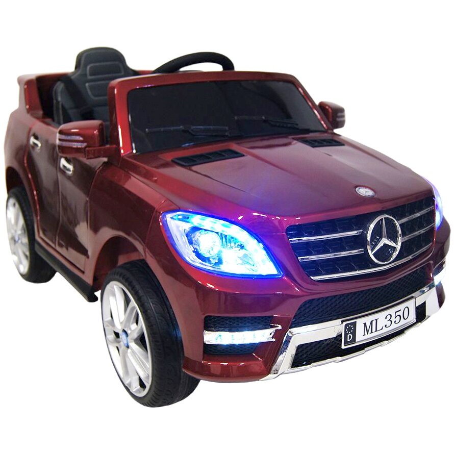 RIVERTOYS электромобиль Mercedes Benz ML350 - вишневый глянец