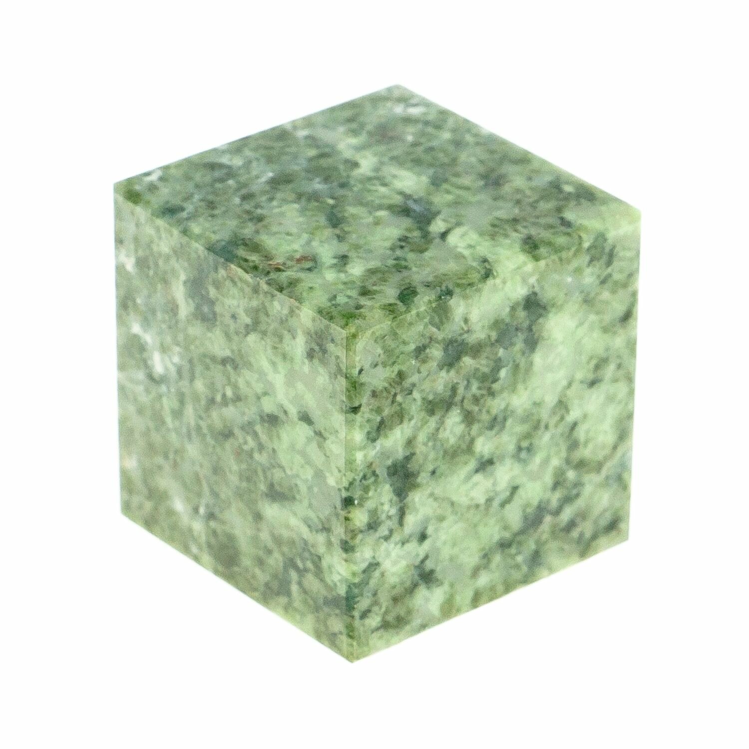 Кубик камень жадеит 22 мм 123389 - фотография № 1