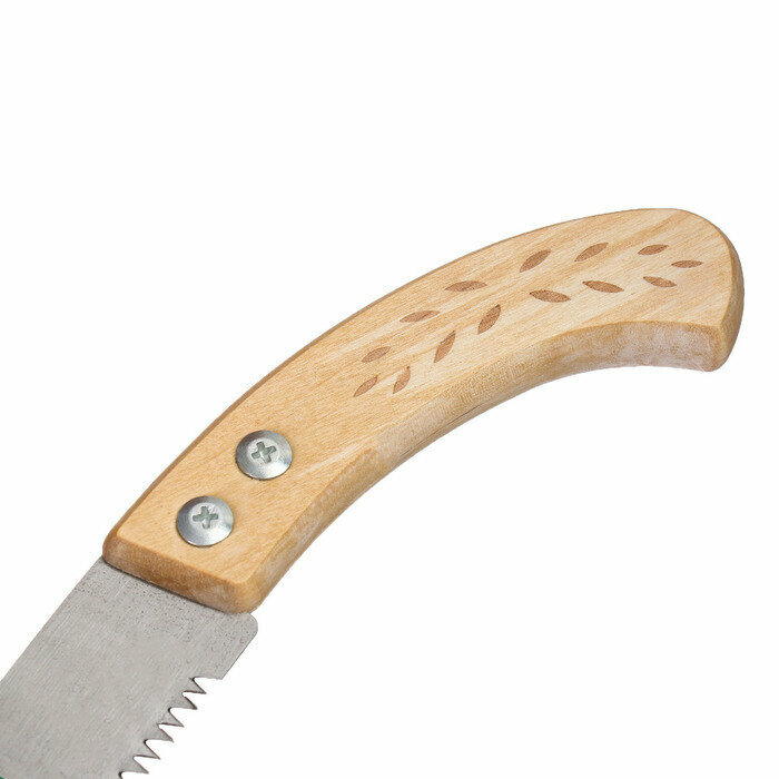 Ножовка садовая, 270 мм, деревянная ручка - фотография № 2