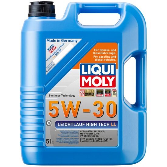 Моторное масло LIQUI MOLY Leichtlauf High Tech LL 5W-30 HC-синтетическое 5 л