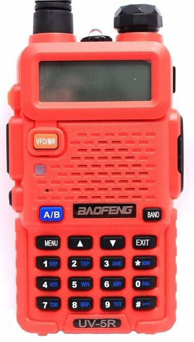 Радиостанция Baofeng UV-5R (красная)