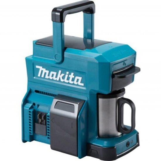 Кофеварка аккумуляторная MAKITA DCM501Z 18В,Li-ion,1.4кг,кор,кружка,б\акк и з\у,адаптир под капсулы