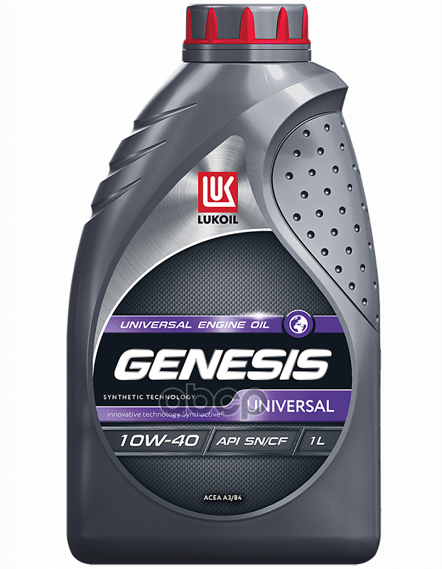 LUKOIL Масло Моторное Лукойл Genesis Universal 10w-40 Полусинтетическое 1 Л 3148644