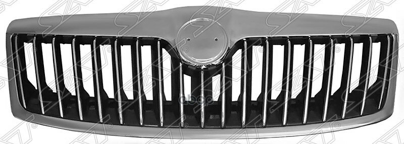 Решетка Радиатора Skoda Octavia 08-13 Хром/Черн Sat арт. ST-SD26-093-A0