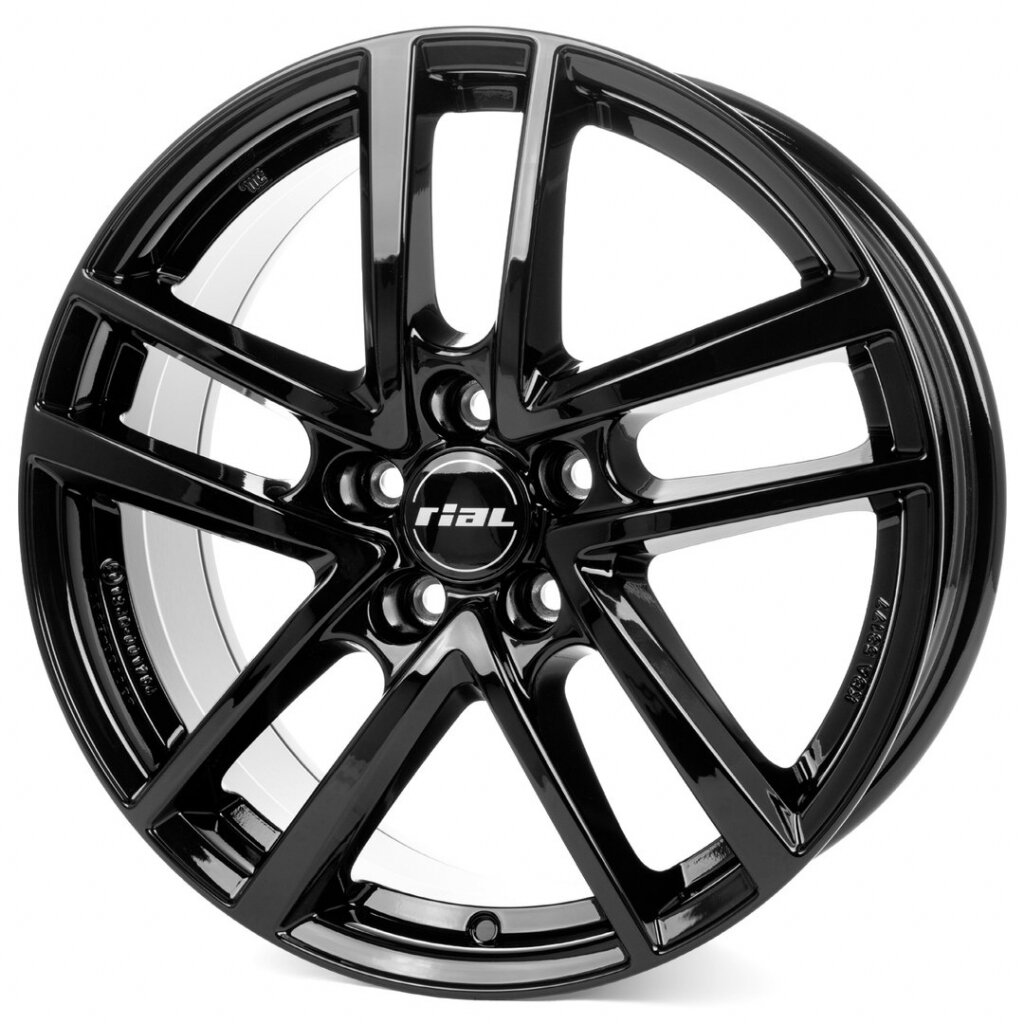 Литые колесные диски Rial Astorga Black 6.5x16 5x108 ET50 D63.4 Чёрный глянцевый (AST65650FO12-6)