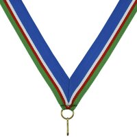 Лента для медалей Комус 22 мм, цвет Якутия