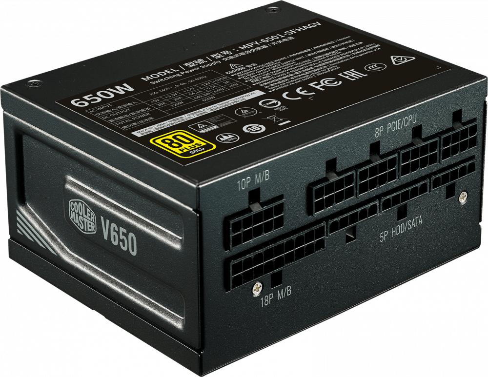Блок питания 650W Cooler Master V650 SFX Gold (MPY-6501-SFHAGV-EU)