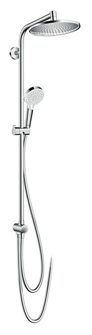 Душевая стойка hansgrohe Crometta S 240 1jet Showerpipe EcoSmart Reno 27270000