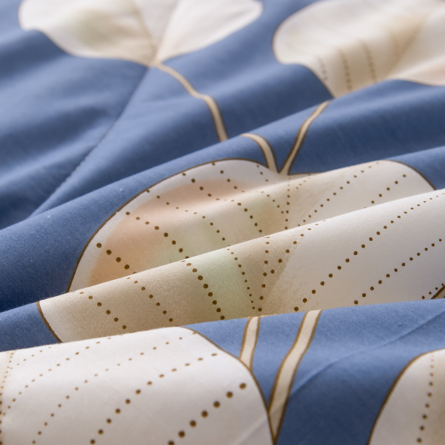Комплект постельного белья Сатин с Одеялом (простынь на резинке) OBR098 - фотография № 5
