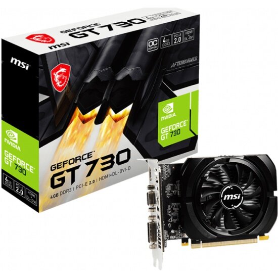 Видеокарта MSI GeForce GT 730 OC V1 4G