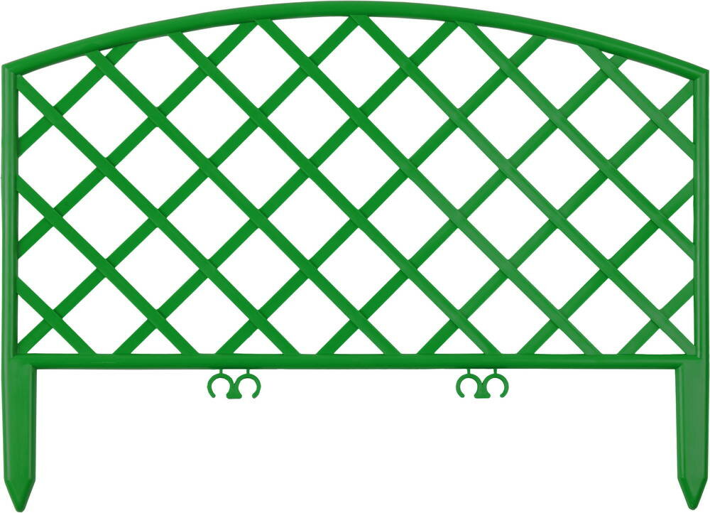 GRINDA Плетень 24 х 320 см зеленый 7 секций декоративный забор (422207-G)