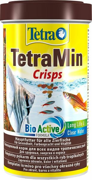Tetra TetraMin Pro Crisps основной корм для всех видов аквариумных рыб, чипсы 500 мл