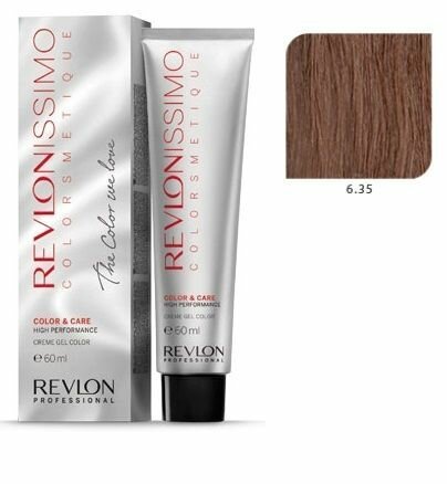 Revlon Professional Revlonissimo Colorsmetique Краска для волос оттенок 6-35 (темный блондин золотисто-махагоновый)