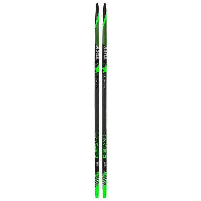 Бренд ЦСТ Лыжи пластиковые «бренд ЦСТ» step, 200 см, без креплений, с насечкой, цвета микс