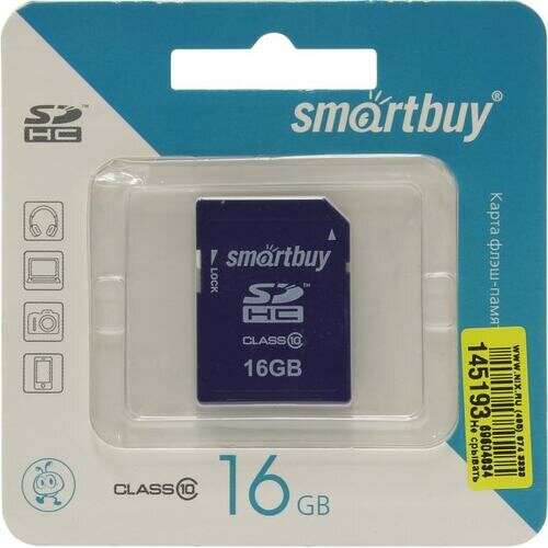 SD карта Smartbuy SB16GBSDHCCL10