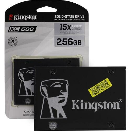 Твердотельный накопитель Kingston KC600 256 ГБ SATA SKC600/256G