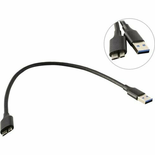 Кабель Telecom соединительный USB3.0 Am-MicroBm 0.3m - фото №1