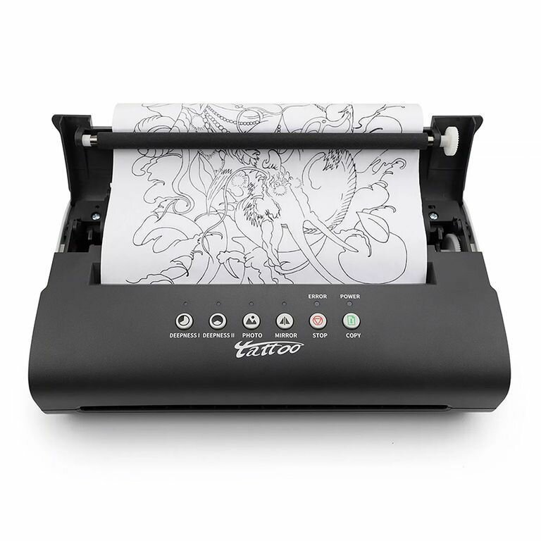 Трансферный термокопировальный тату принтер Tattoo Stencil Printer MT200