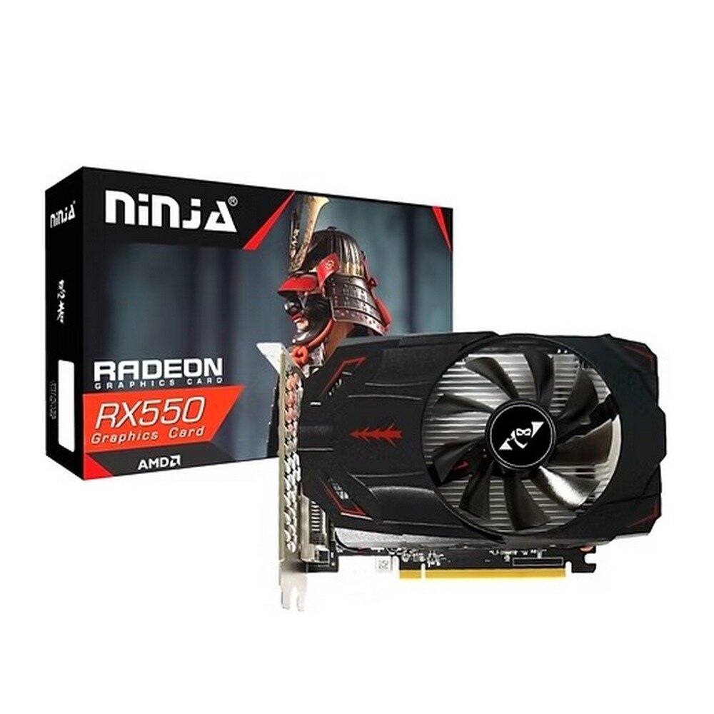 Видеокарта Ninja (Sinotex) RX550 8GB GDDR5 128bit DVI DP HDMI 1FAN RTL уц-3-1