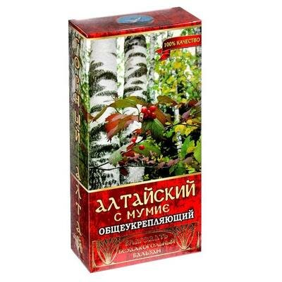 Бальзам безалкогольный "Алтайский" общеукрепляющий, 250 мл Благодать с Алтая 3876375 .