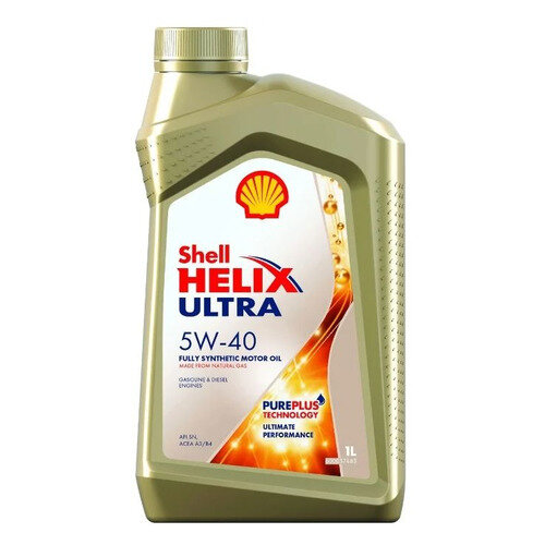 Моторное масло SHELL Helix Ultra, 5W-40, 1л, синтетическое [550055904]