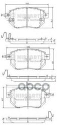 Колодки Тормозные Infiniti Fx35/45 03-/Nissan Murano 05- Передние Nipparts арт. J3601092