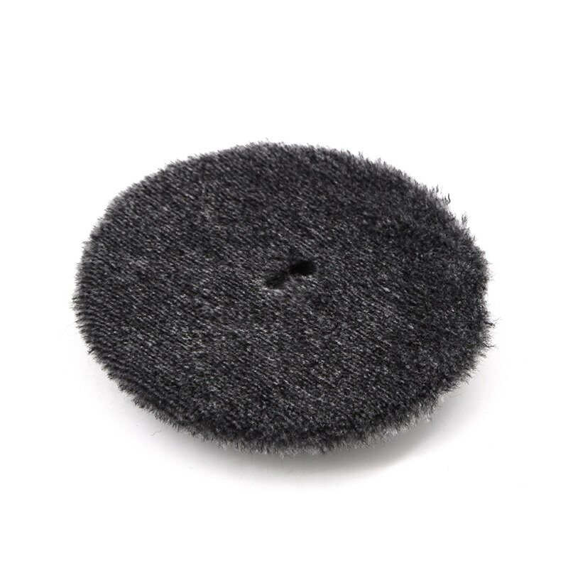 фото Shine Systems Gray Wool Pad - полировальный круг из серого меха, 130 мм
