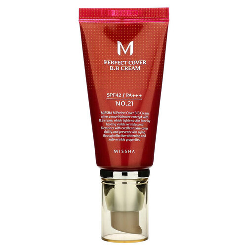 Missha M Perfect Cover BB Cream   SPF42/PA+++ (No.21/Light Beige)