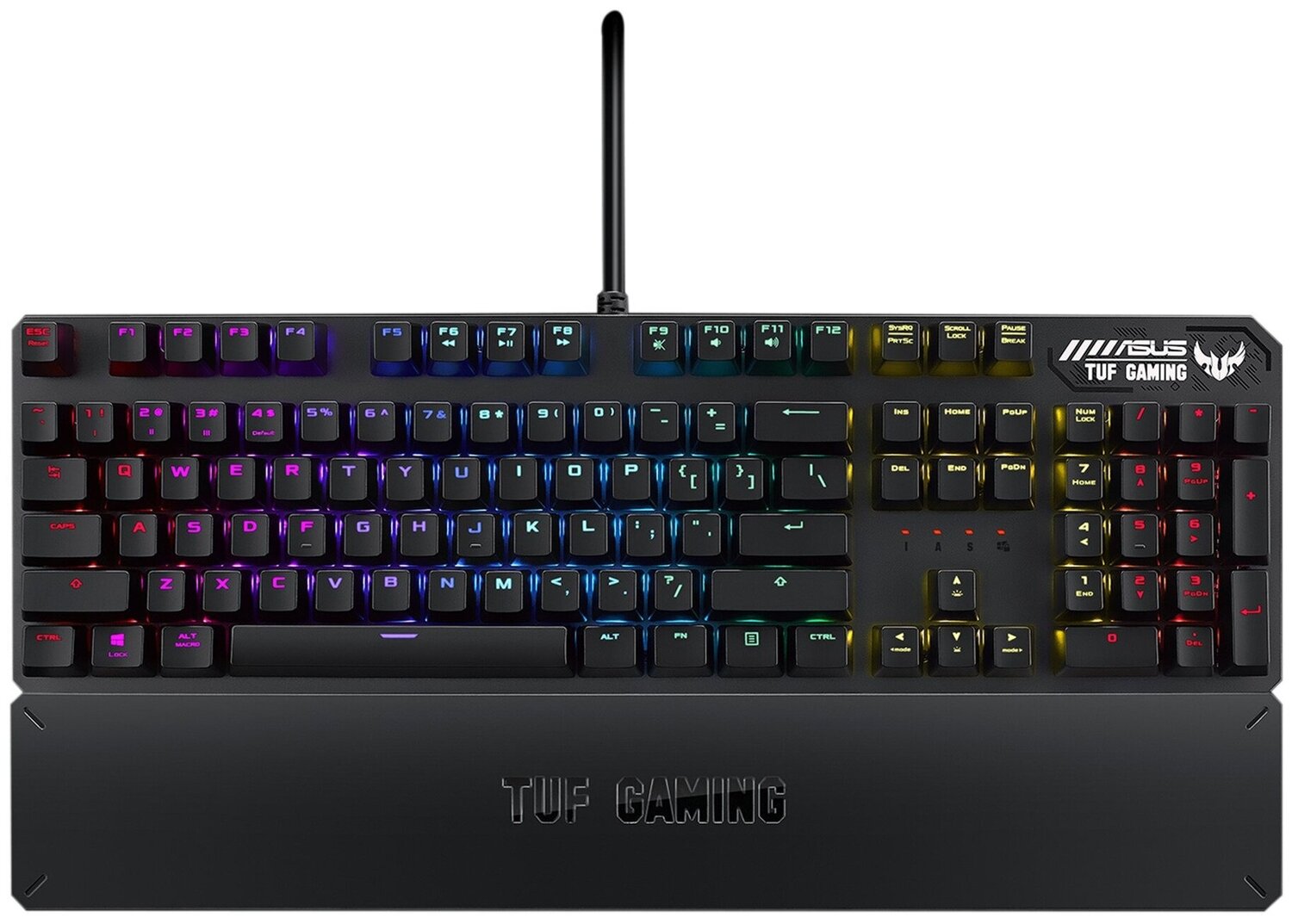 Клавиатура Asus TUF Gaming K3 чёрная (90MP01Q1-BKRA00)