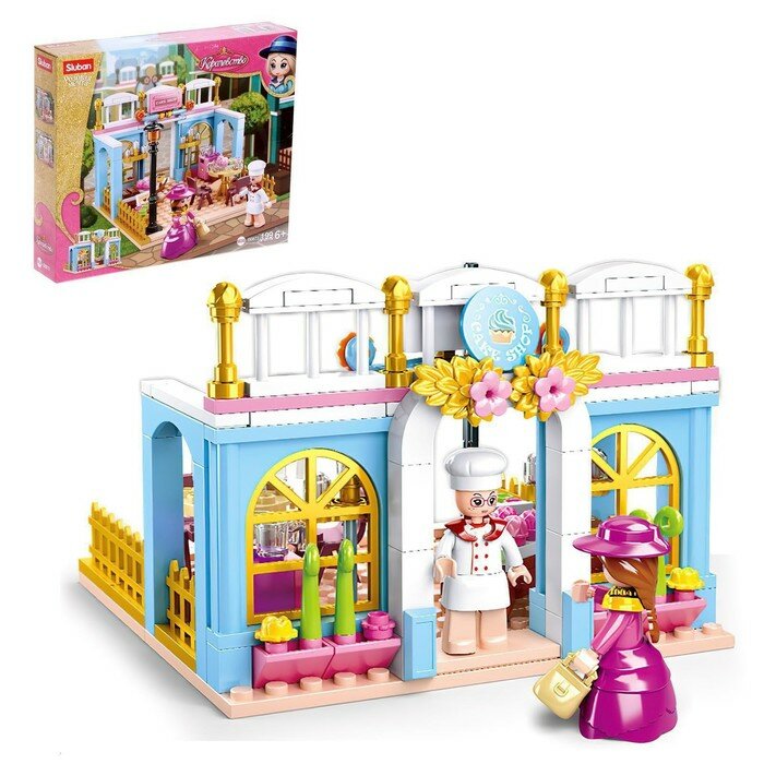 Sluban Конструктор Розовая Мечта «Кафе», 199 деталей