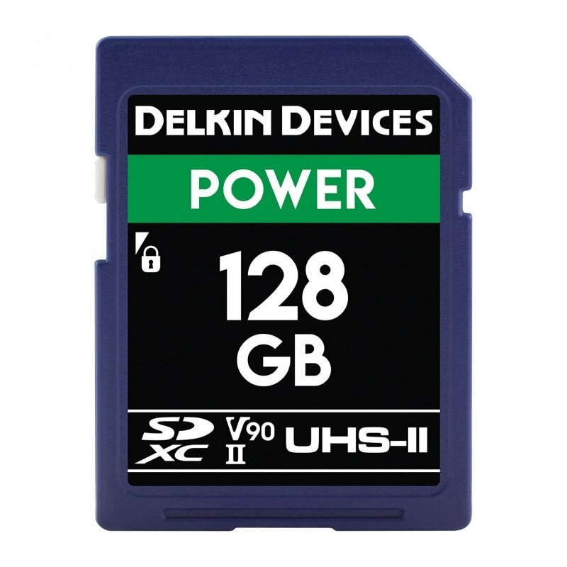 Карта памяти Delkin Devices Power SDXC 128GB UHS-II U3 V90 R300/W250MB/s (DDSDG2000128)