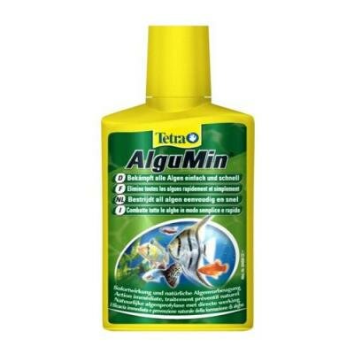 Капли Tetra Aqua AlguMin Препарат для предупреждения возникновения водорослей и борьбы с ними, 100мл, 120гр. (4 штуки)
