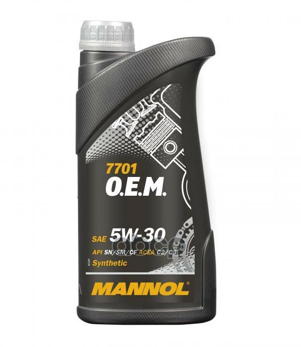 MANNOL Масло Мотор 5W30 Mannol 1Л Синтет O.e.m. For Chevroletopel Sn/Sm/CfC2/C3Dexos2