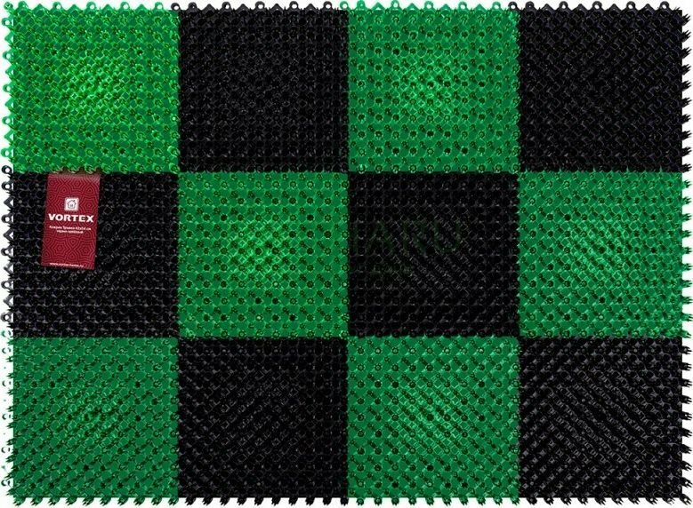 Коврик Травка Vortex 42x56см черно-зеленый