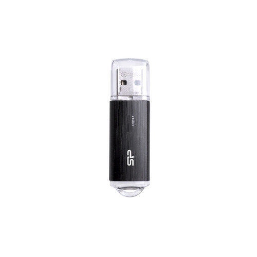 Флешка USB Silicon Power Blaze B02 64ГБ, USB3.1, черный [sp064gbuf3b02v1k]