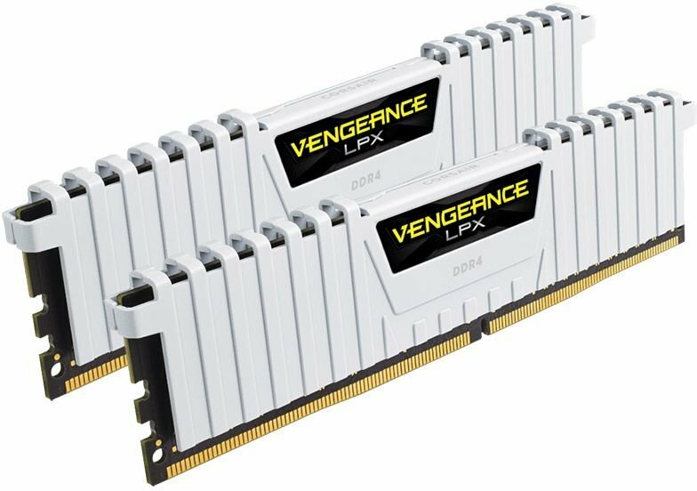 Оперативная память 16Gb DDR4 3200MHz Corsair Vengeance LPX (CMK16GX4M2B3200C16W) (2x8Gb KIT)