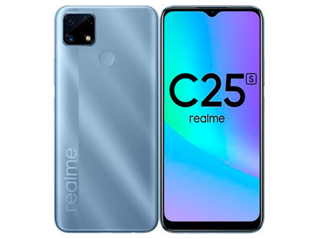 Сотовый телефон realme C25S 4/128GB Water Blue