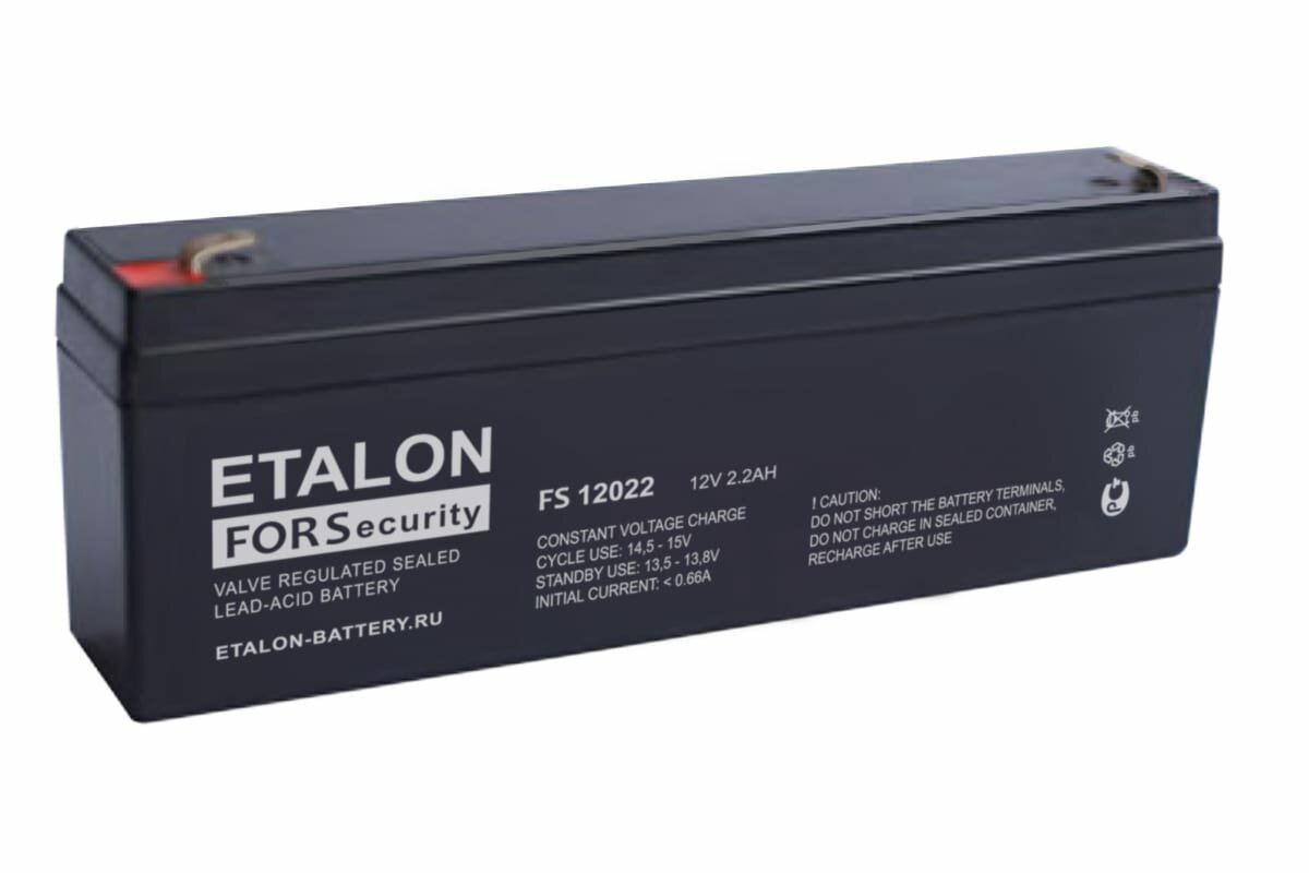 Аккумулятор FS 12В 2,2Ач (FS 12022) | код. 100-12/022S | Etalon battery ( 1шт. )