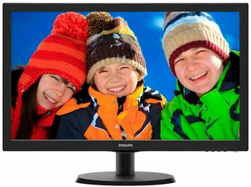 Монитор 21,5" Philips 223V5LSB2 (10/62) 1920х1080, 5 мс, 200 кд/м2, 10000000:1, 170°/160°, VGA (D-Sub)