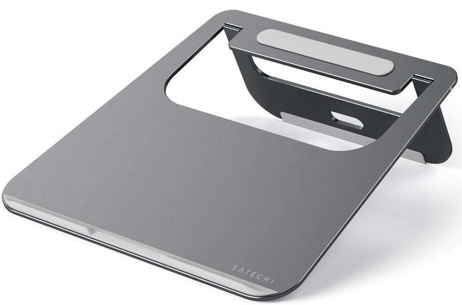 Подставка Satechi Aluminum Portable & Adjustable Laptop Stand для ноутбуков Apple MacBook. Материал алюминий. Цвет серый космос.