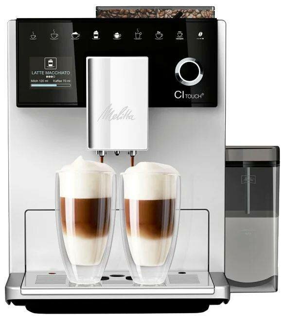 Кофемашина Melitta Caffeo F 630-101 CI Touch серебристый (21778)