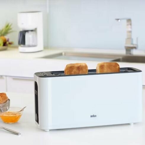 Тостер для хлеба Braun PurEase HT3100 белый 1000 Вт - фотография № 3