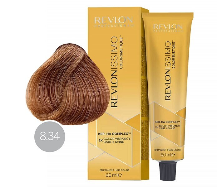 Revlon Professional Revlonissimo Colorsmetique Краска для волос оттенок 8-34 (светлый блондин золотисто-медный)
