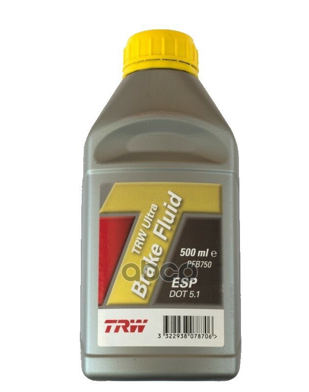 Жидкость Тормозная Trw Brake Fluid Ultra Dot5.1 1 Л Pfb501se TRW арт. PFB501SE