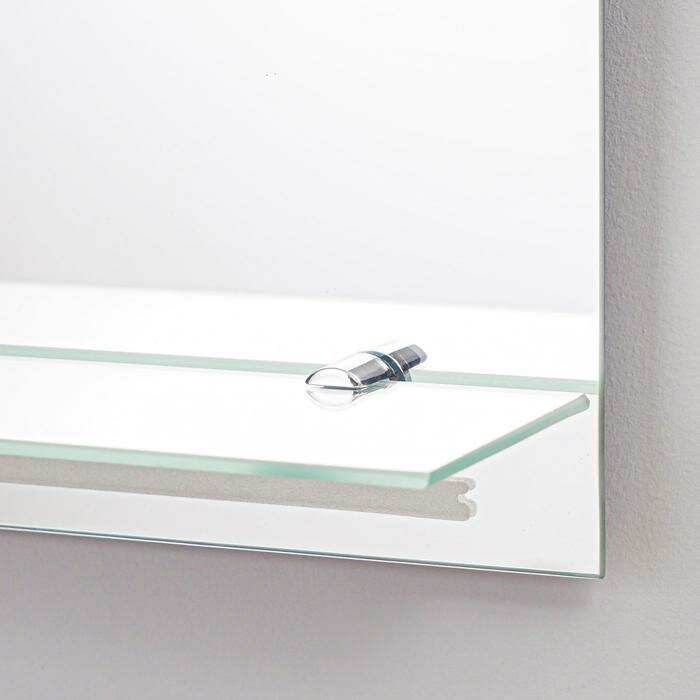 Зеркало «Винтаж», с пескоструйной графикой, настенное, с полочкой, 49×68 см - фотография № 2