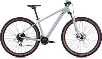 Женский велосипед Cube Access WS EXC 29, год 2022, ростовка 18, цвет Серебристый