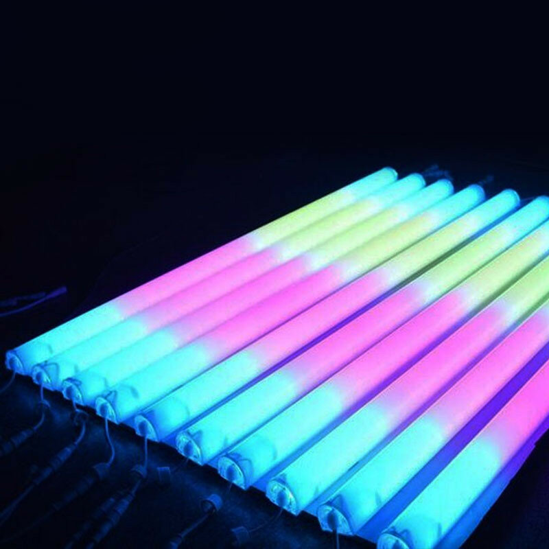 Светодиодная трубка SPI - RGB, матовая, 36 диодов, 6 dpi, IP65, 100 см - Цвет свечения:RGB - фотография № 4